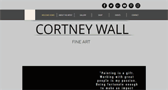 Desktop Screenshot of cortneywall.com